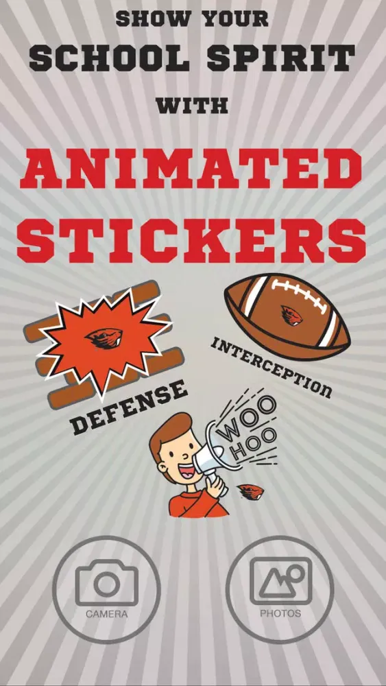 Oregon State Beavers Animated Selfie Stickers سکرین شاٹس