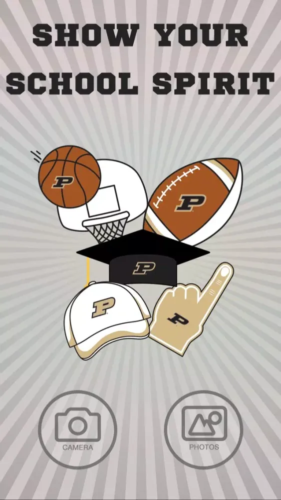 Скриншоты Purdue Boilermakers PLUS Selfie Stickers