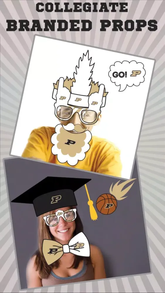Скриншоты Purdue Boilermakers PLUS Selfie Stickers