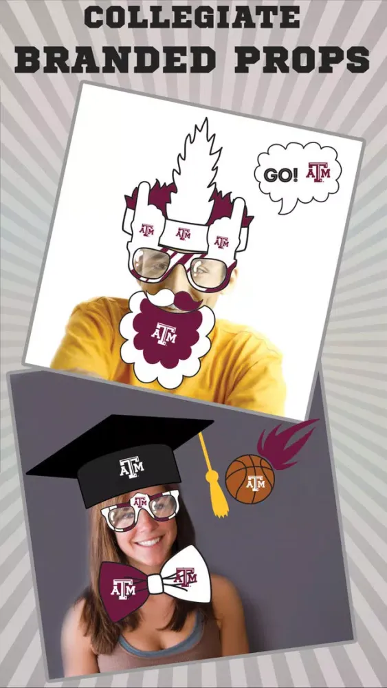 Texas A&M Aggies PLUS Selfie Stickers Screenshots