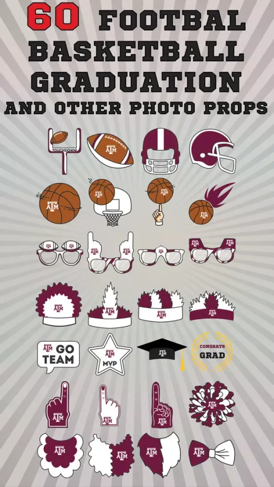Texas A&M Aggies PLUS Selfie Stickers Screenshots