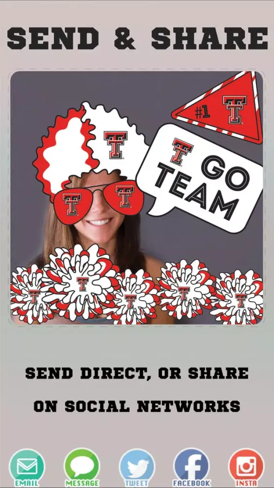Texas Tech Red Raiders Selfie Stickers Screenshots