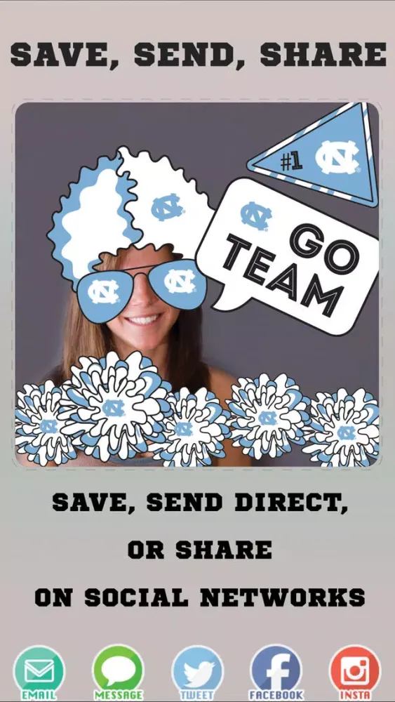 UNC PLUS Selfie Stickers Screenshots