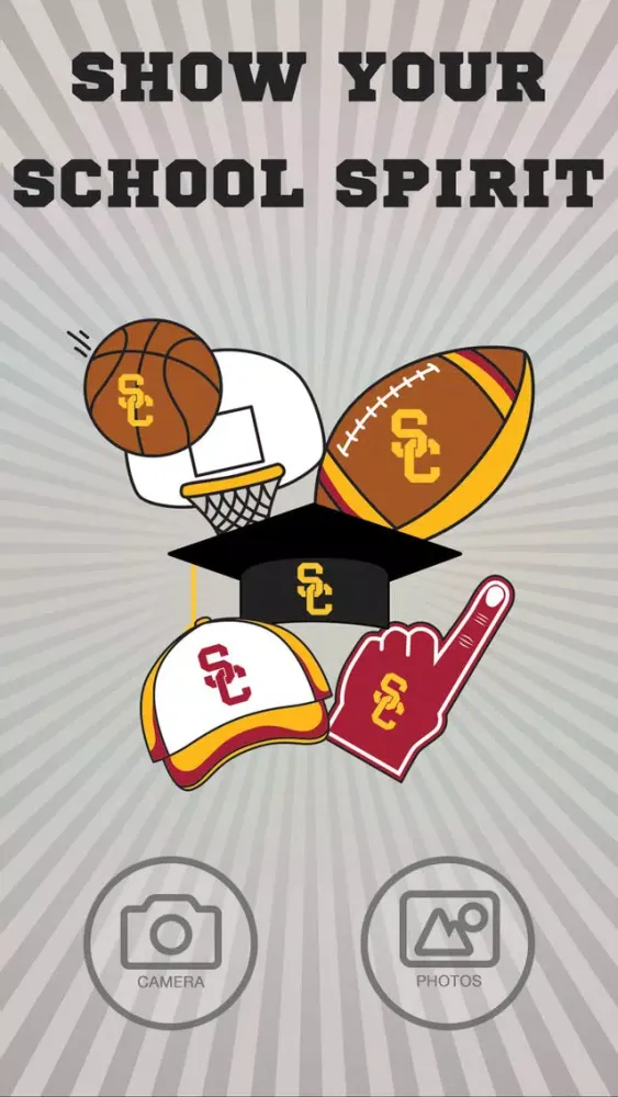 USC Trojans PLUS Selfie Stickers Screenshots