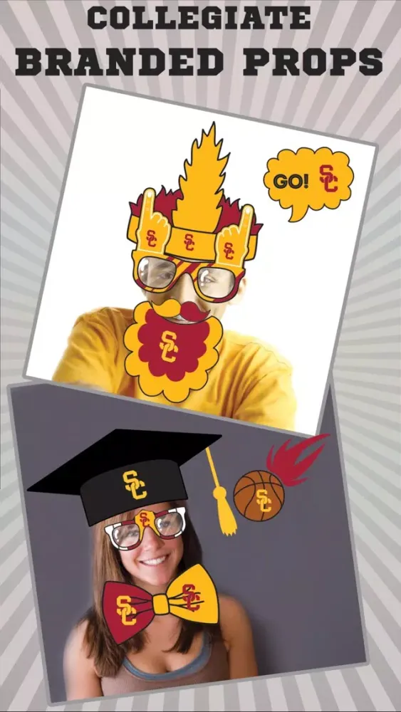 USC Trojans PLUS Selfie Stickers Screenshots