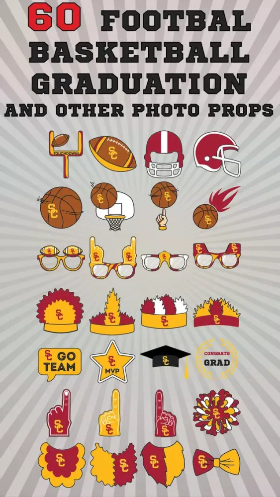 USC Trojans PLUS Selfie Stickers Screenshots