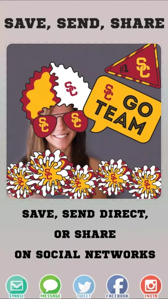 USC Trojans PLUS Selfie Stickers Screenshots