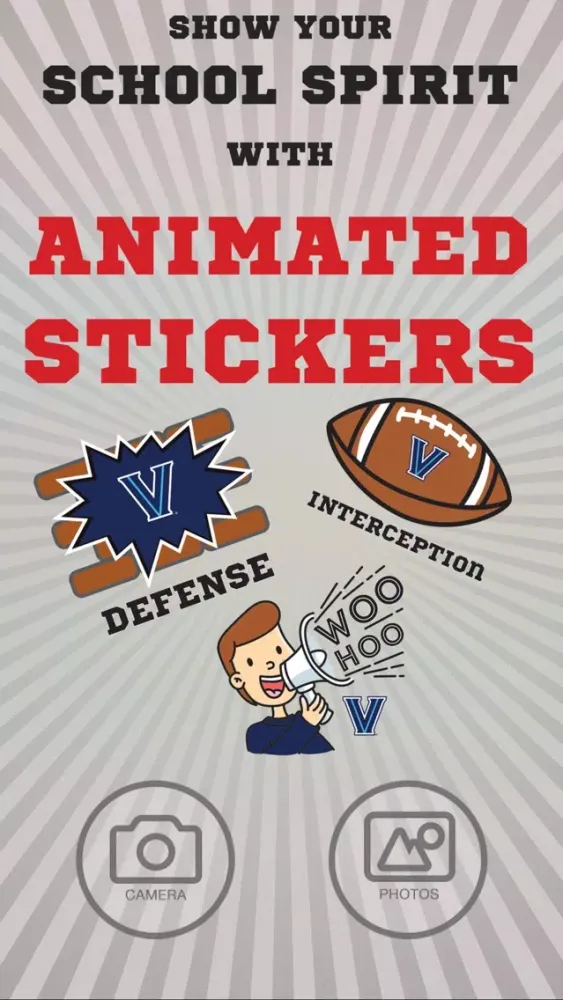 Villanova Wildcats Animated Selfie Stickers Screenshots