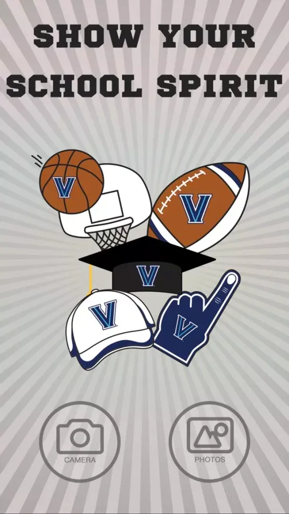 Ảnh chụp màn hình của Villanova Wildcats PLUS Selfie Stickers