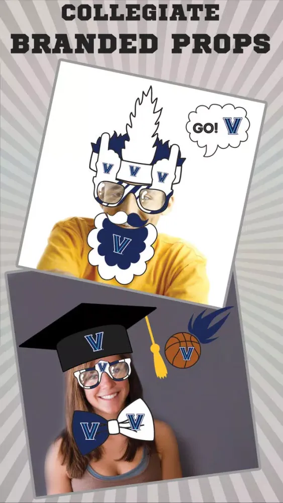 Ảnh chụp màn hình của Villanova Wildcats PLUS Selfie Stickers