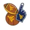 West Virginia Mountaineers Selfie Stickers