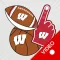 Wisconsin Badgers Animated Selfie Stickers