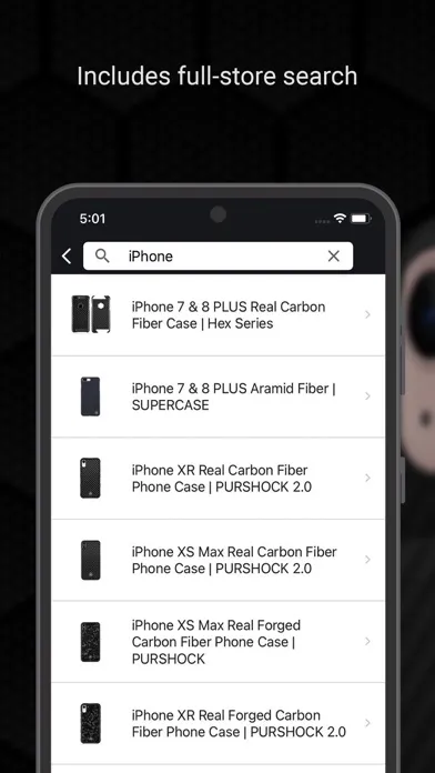 Pur Carbon Screenshots
