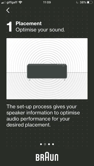 Tangkapan skrin Braun Audio
