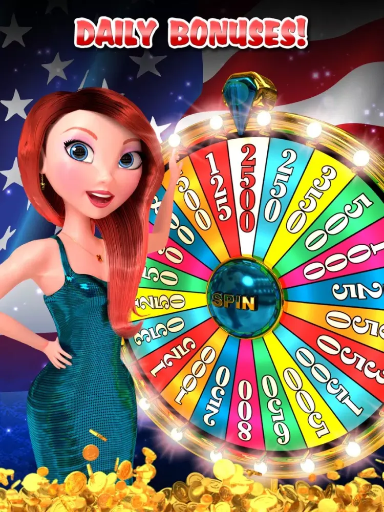 Capturas de tela do USA Slots - American 777 Free Slot iPad 