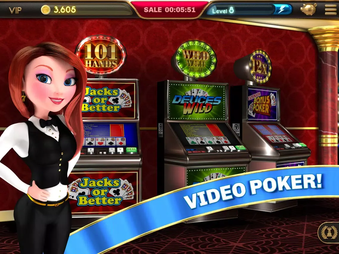 Capturas de tela do Poker Casino: Jacks or Better iPad 