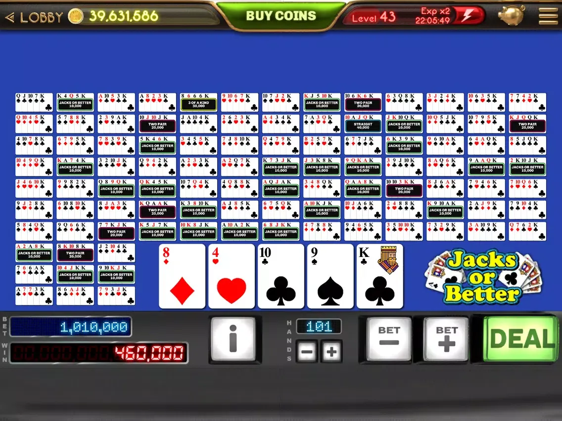 Capturas de tela do Poker Casino: Jacks or Better iPad 