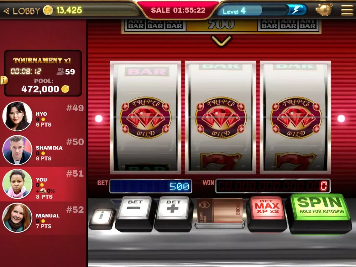 Скриншоты Slot Machine - Ruby Hall iPad 