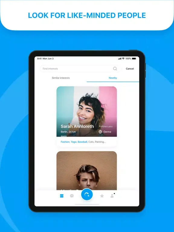 Zrzuty ekranu Finda.me iPad 