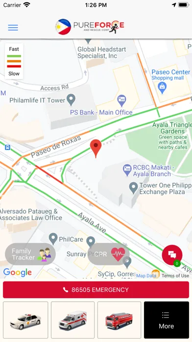Captures d'écran de Pure Force Citizens App