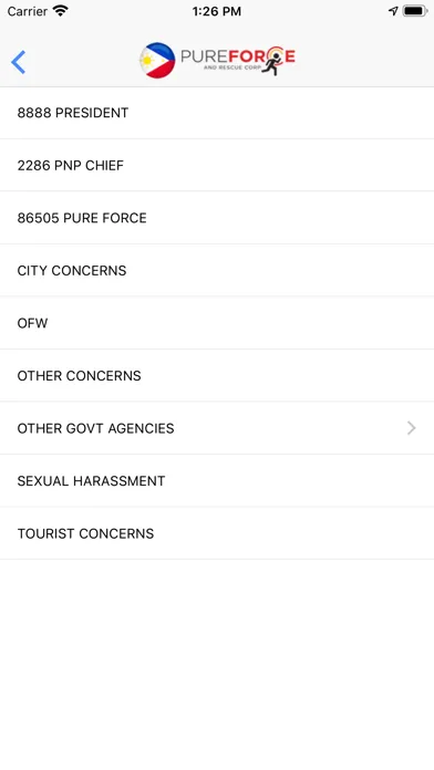 Captures d'écran de Pure Force Citizens App