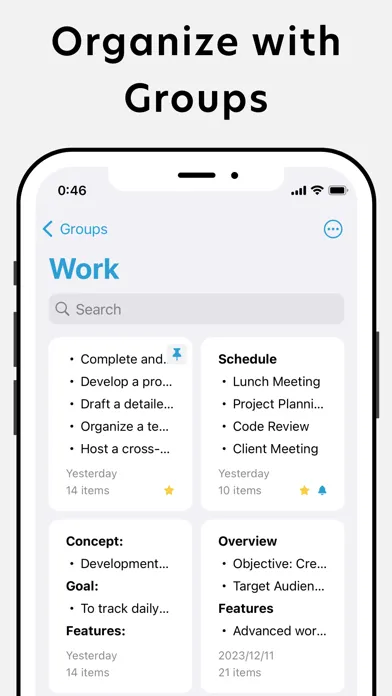 Purelist: Notes & Tasks Ekran Görüntüleri