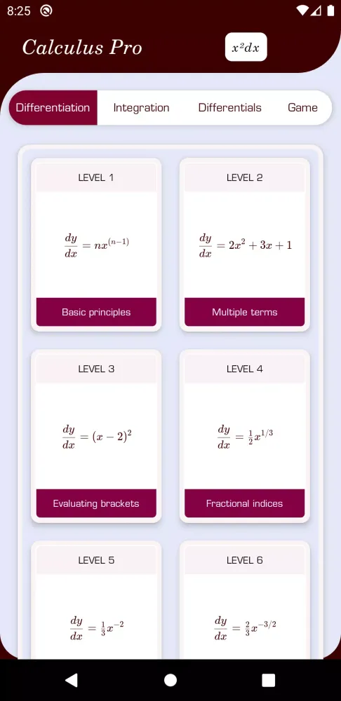 Скриншоты Calculus Math Quiz and Game