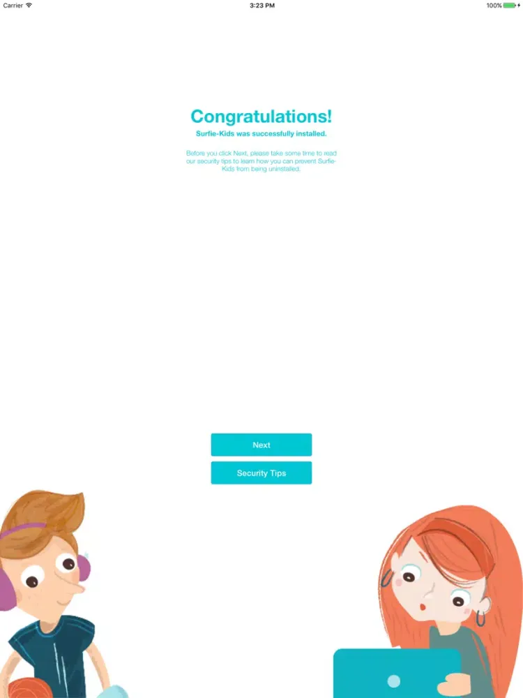 Captures d'écran de Surfie Kids for Total Wireless iPad 