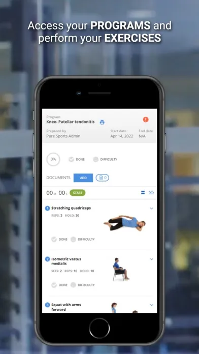 Capturas de pantalla de Pure Sports Medicine