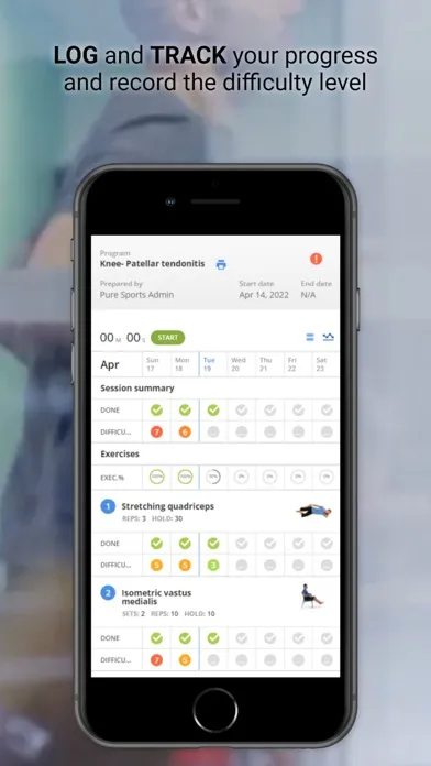 Capturas de pantalla de Pure Sports Medicine