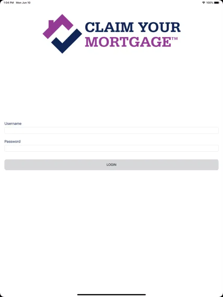 Tangkapan skrin Claim Your Mortgage iPad 