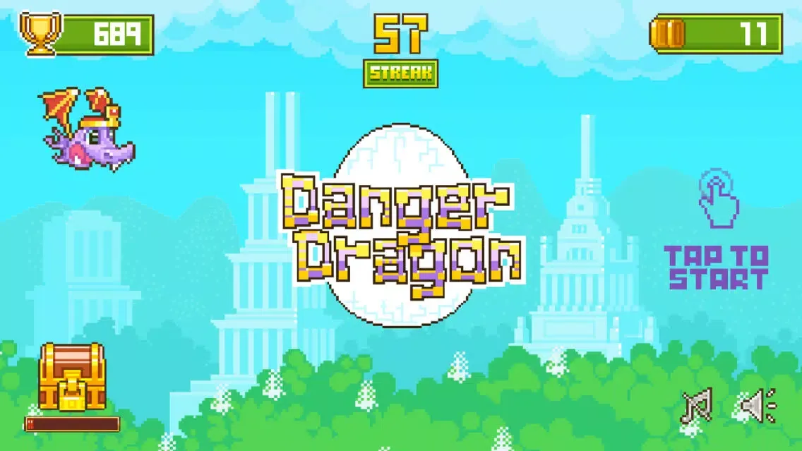 Danger Dragon: The 2D Chronicle of A Viking Dragon Daring Enough to Fly Further than Mount Bergen應用截圖