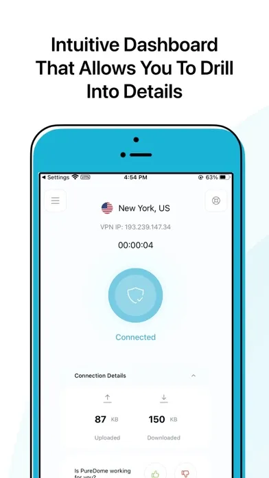PureDome: Zero Trust Security Screenshots