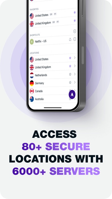 Screenshot di PureVPN: Fast and Secure VPN