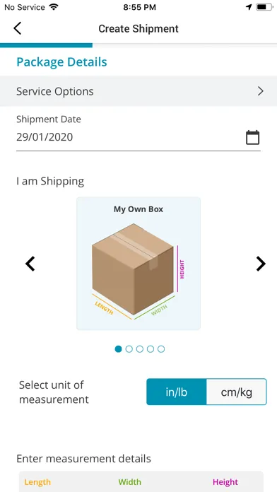 Purolator Screenshots