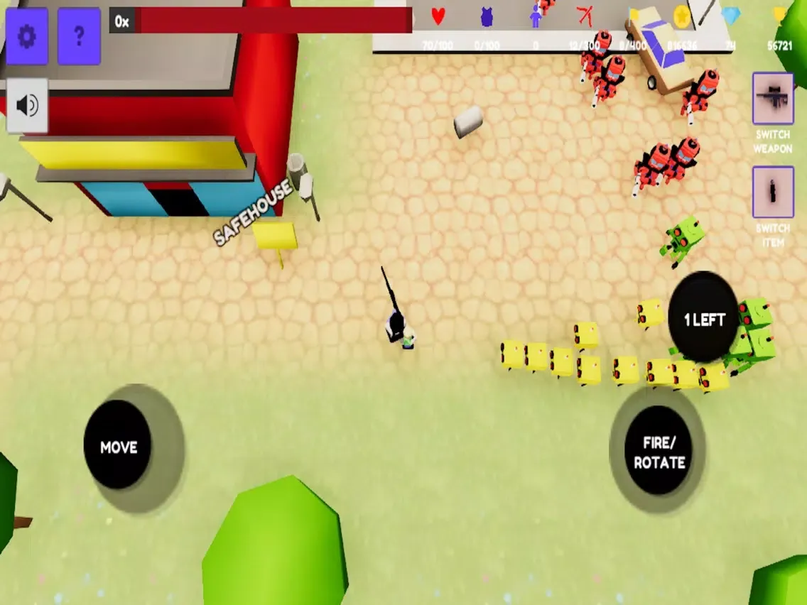 Tangkapan layar Robot Invasion Wars - Shooter iPad 