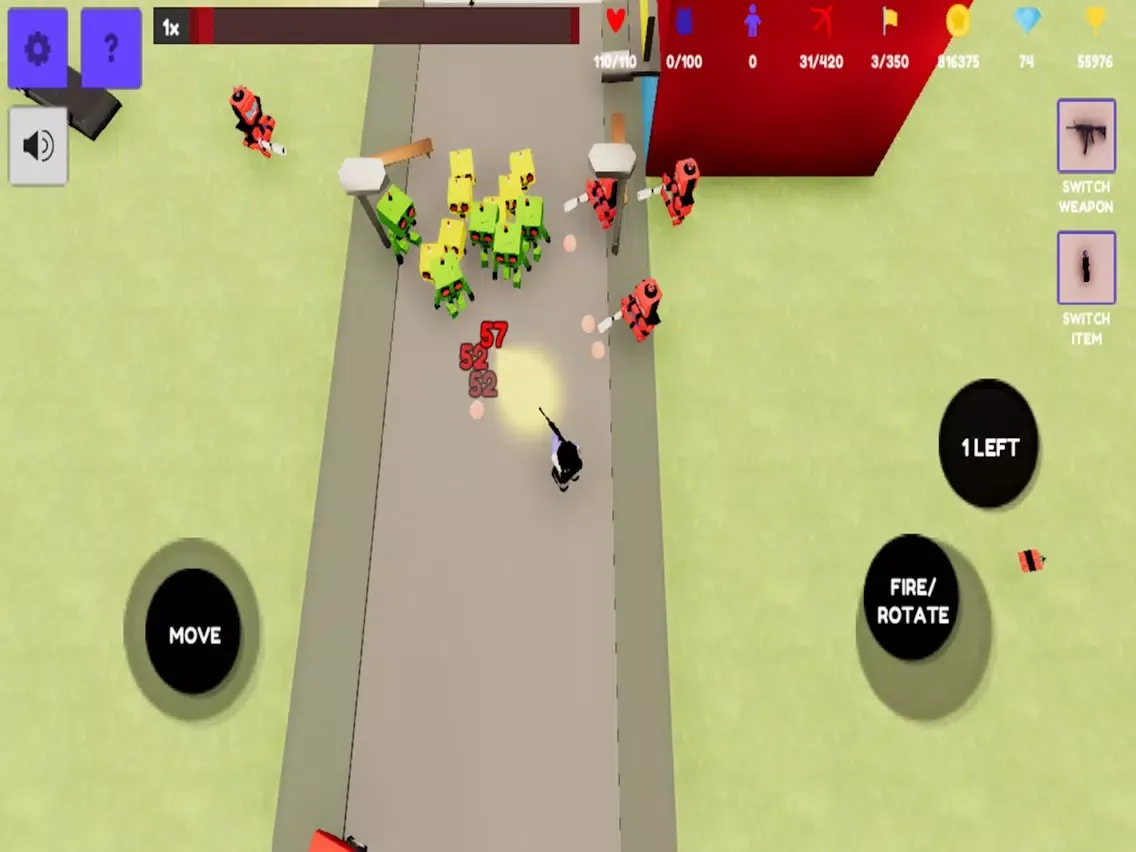 Tangkapan layar Robot Invasion Wars - Shooter iPad 