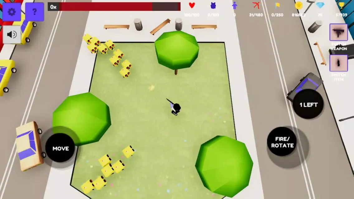 Tangkapan layar Robot Invasion Wars - Shooter