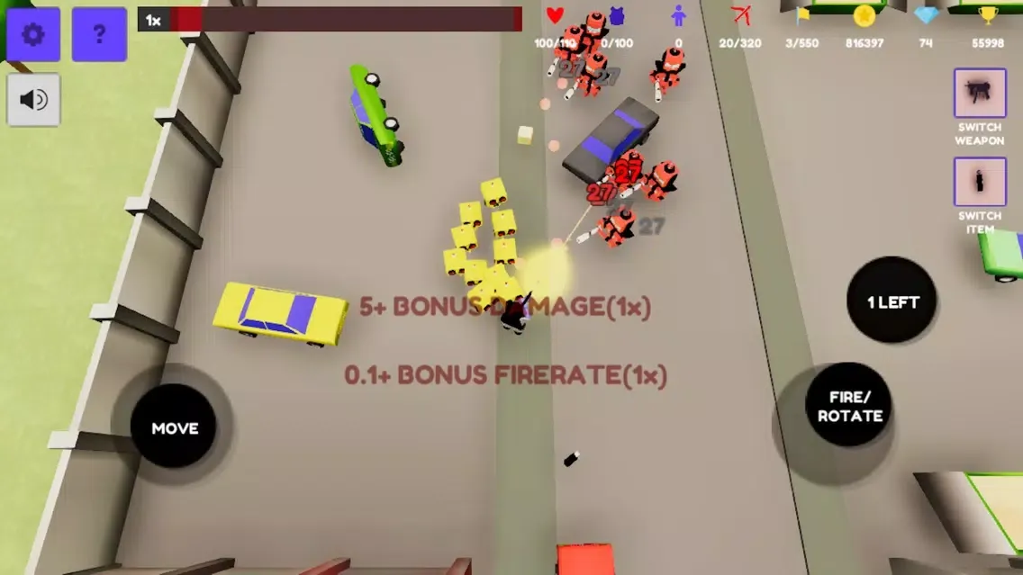 Tangkapan layar Robot Invasion Wars - Shooter
