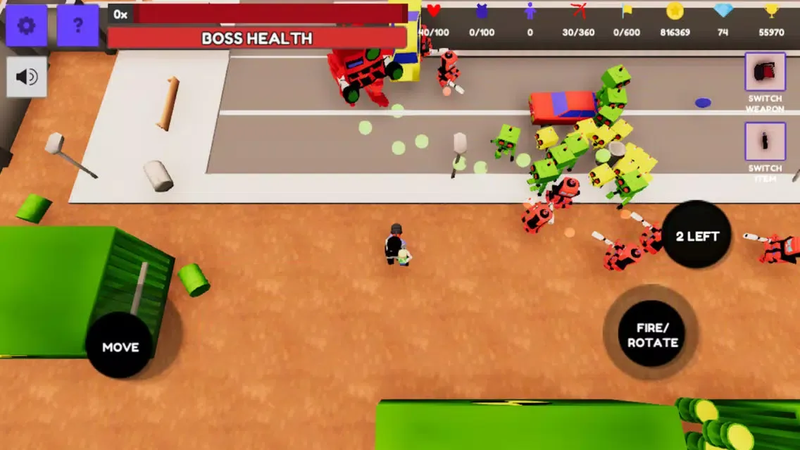 Tangkapan layar Robot Invasion Wars - Shooter