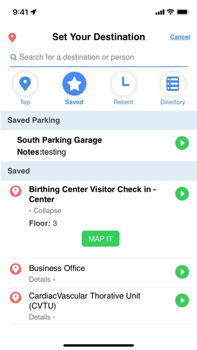 Скриншоты CentraCare Wayfinding