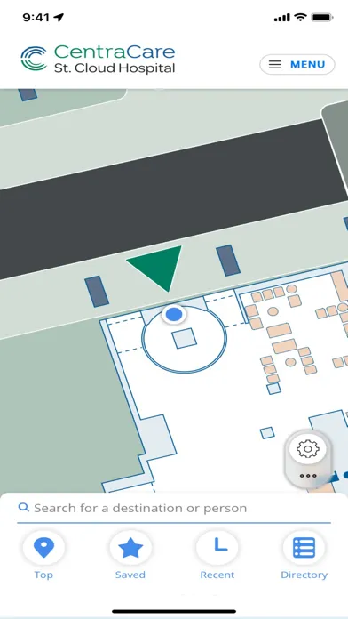 Скриншоты CentraCare Wayfinding