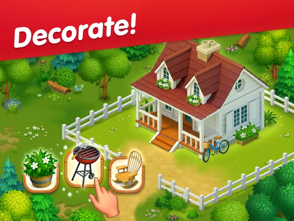 Greenvale: Match 3 & Farm Game iPad  Screenshots