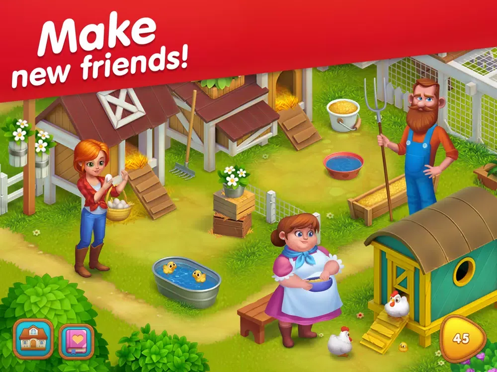 Greenvale: Match 3 & Farm Game iPad  Screenshots