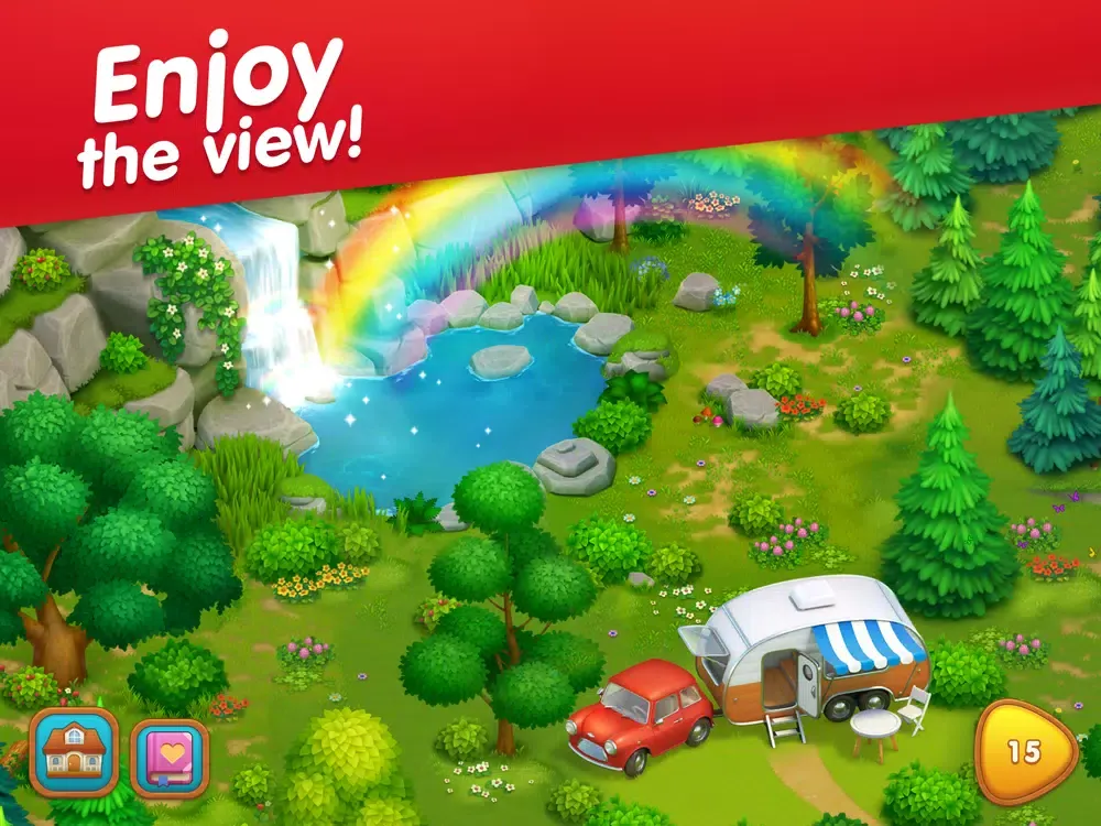 Greenvale: Match 3 & Farm Game iPad  Screenshots