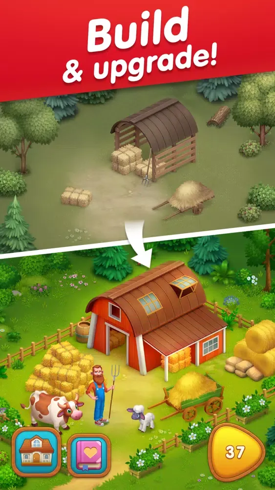 Greenvale: Match 3 & Farm Game Screenshots