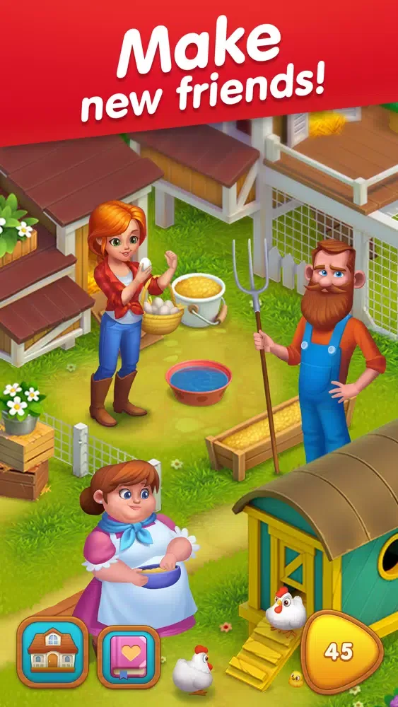 Greenvale: Match 3 & Farm Game Screenshots