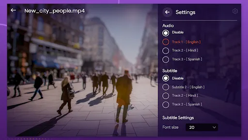 Purple Video Player Screenshots