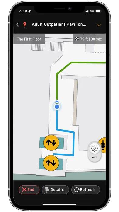 Capturas de pantalla de VCU Health Way Finder