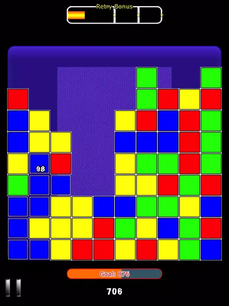 ภาพหน้าจอของ Blocks Away by Purple Buttons iPad 
